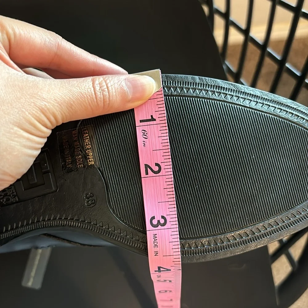 Emanuele Crasto Leather Boots Made in Italy in Black Sz 38 - Picture 12 of 15